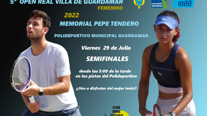 20º Open Masculino y 5º Open Femenino Real Villa de Guardamar «Memorial Pepe Tendero»