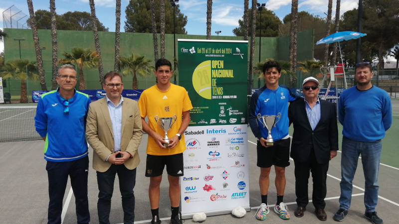 Caldés gana el 26 Open Nacional de Tenis, "Ciudad de Cieza". Memorial Pepe Ríos 