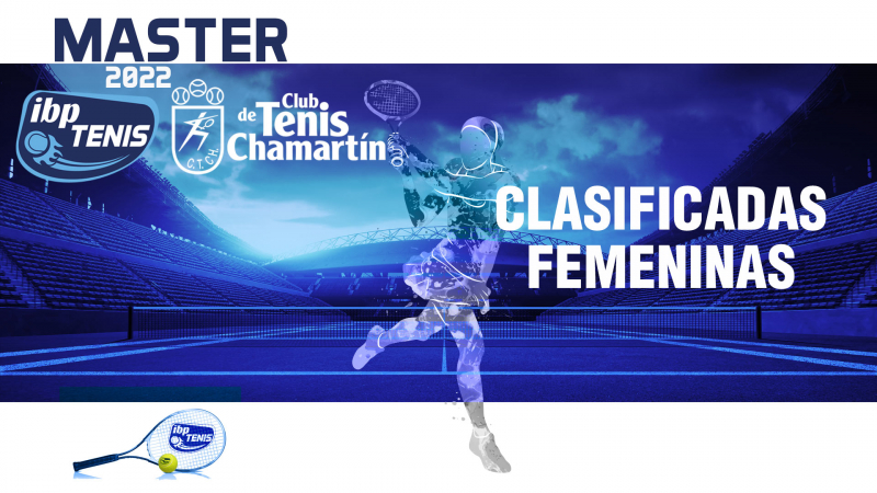 Clasificados para el Máster IBP Tenis 2022 (Femenino)