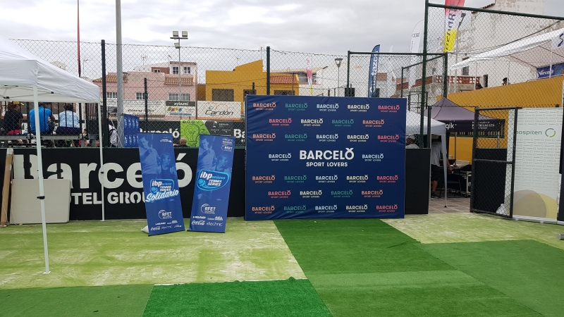 Fan Zone espectacular  por el Open Barceló