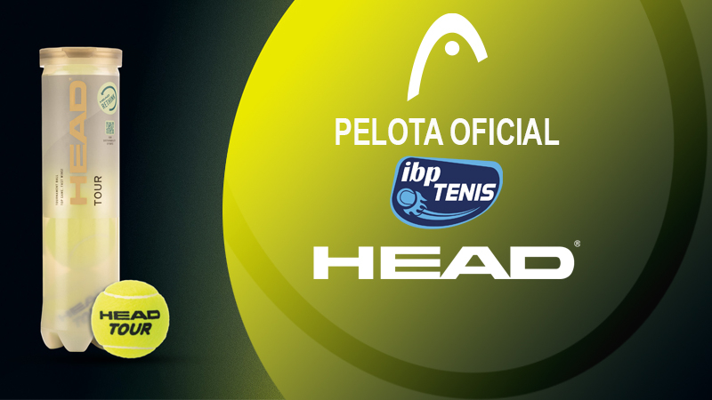 Head, la Pelota Oficial del Máster IBP Tenis 2023 y el Circuito IBP Tenis