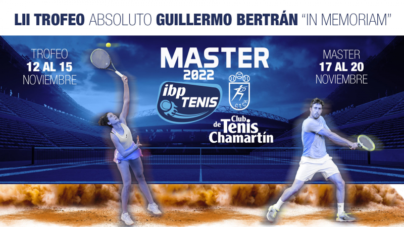Presentación Máster IBP Tenis- LII Trofeo Guillermo Bertrán