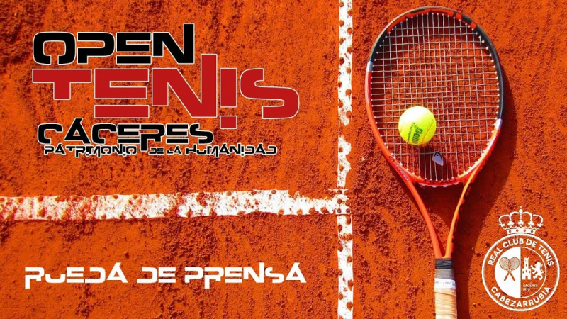 Rueda de Prensa | Open Internacional Tenis Cáceres Patrimonio de la Hum. 2021