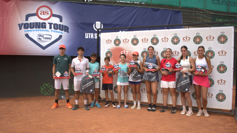 El AS Young Tour Club de Tenis Coruña corona a sus campeones en una edición histórica