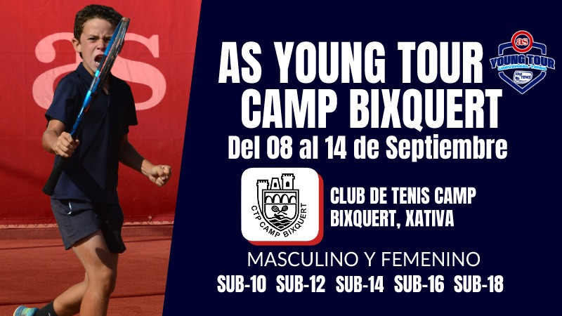 El AS Young Tour llega por primera vez a Xàtiva con el Club de Camp Bixquert como sede