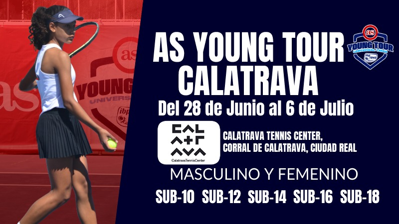 El AS Young Tour llega por primera vez al Calatrava Tennis Center