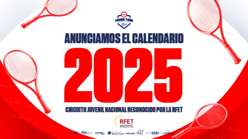 El Circuito AS Young Tour by IBP Tenis presenta su calendario oficial para 2025