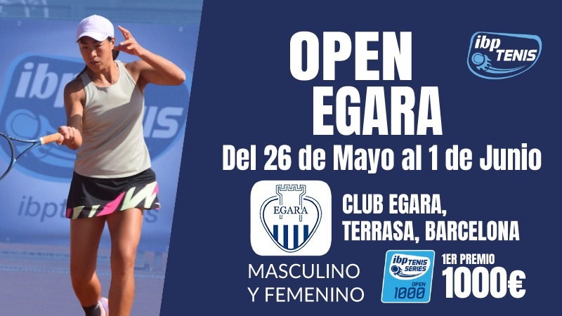 El Club Egara se suma al Circuito IBP Tenis Pro con la primera edición del Open Egara