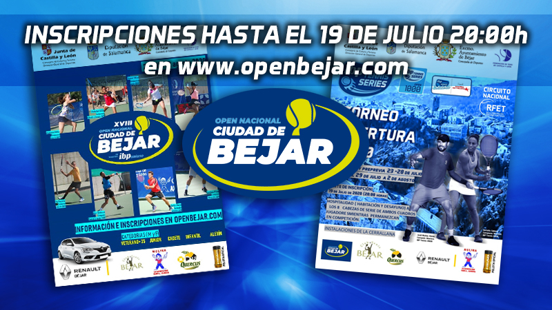 El III Torneo de apertura del Circuito IBP abre su inscripción hasta el 19 de julio