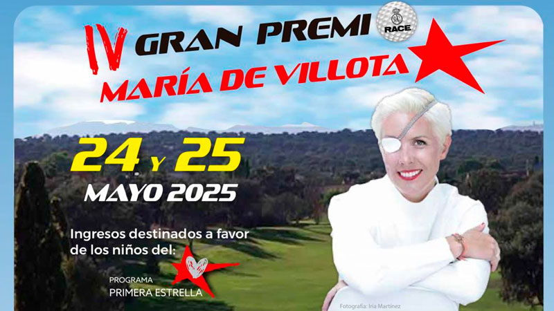 El Legado María de Villota celebra su IV Gran Premio solidario de golf en el RACE