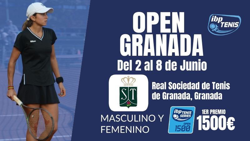 El LXXI Open Corpus RST de Granada, próxima parada del IBP Tenis Pro