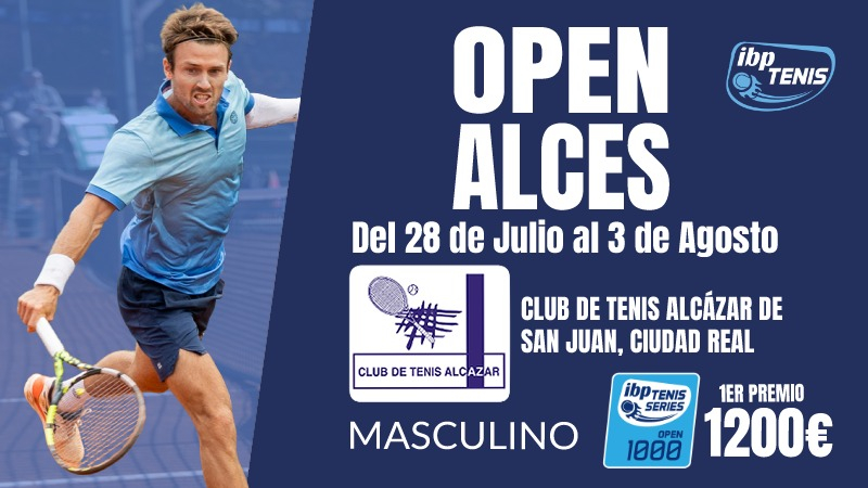 El Open Alces cumple 43 ediciones y vuelve a posicionarse como cita clave del calendario IBP Tenis