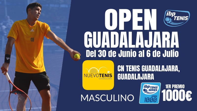El Open Ciudad de Guadalajara celebra su XXVIV edición como uno de los clásicos del Circuito