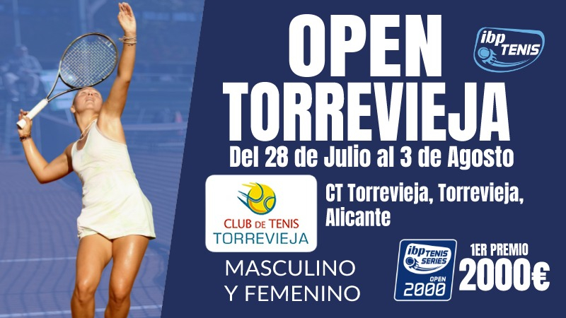 El Open Ciudad de Torrevieja celebra su 47ª edición como uno de los torneos más consolidados