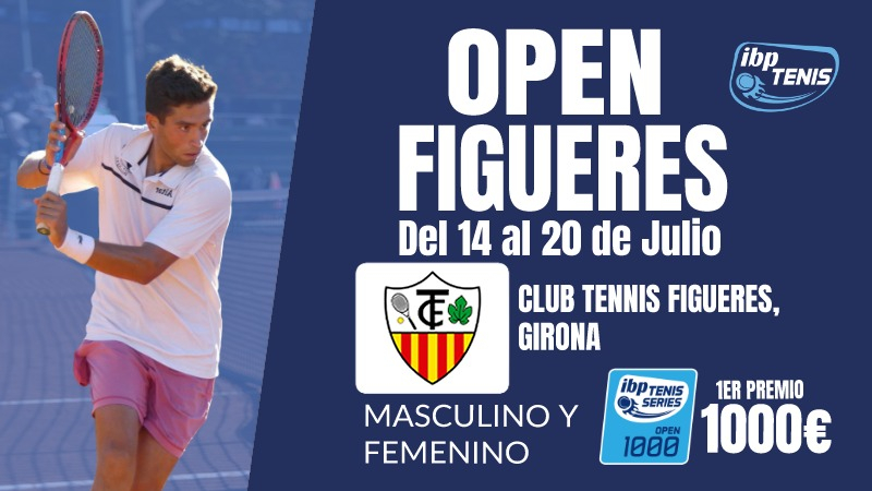 El Open Fires de Figueres celebra su 39ª edición dentro del Circuito IBP Tenis