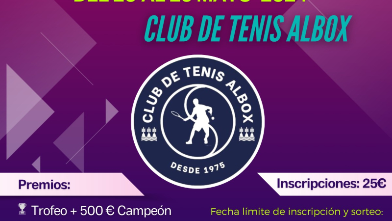  Open Nacional de Albox: Preparados para una semana de tenis en Almería