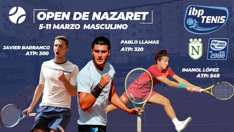 El Open Nazaret 2023 promete ser un espectáculo épico con la presencia confirmada de jugadores  ATP