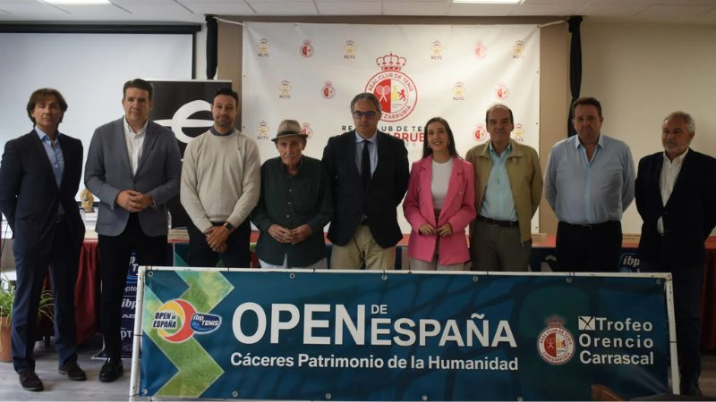 El Tenis de más alto nivel vuelve a Cáceres para Disputar el Orencio Carrascal