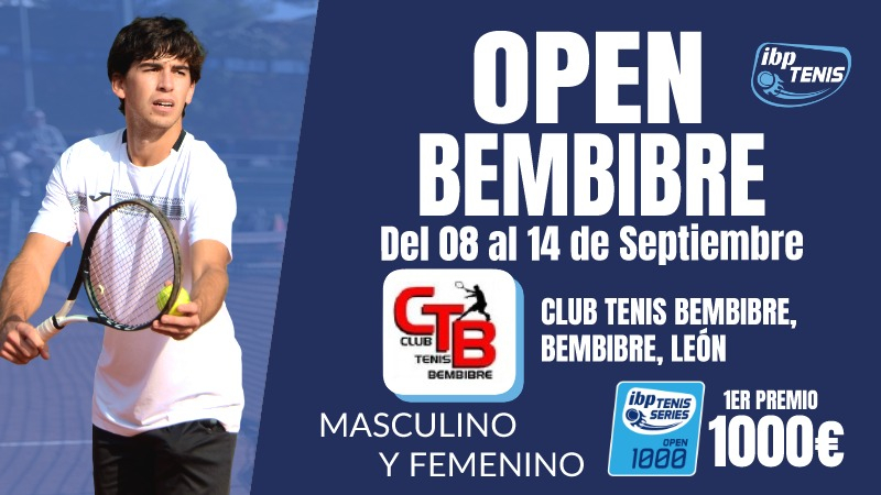 El XXVII Open Bembibre vuelve a ser referencia en el Circuito IBP Tenis