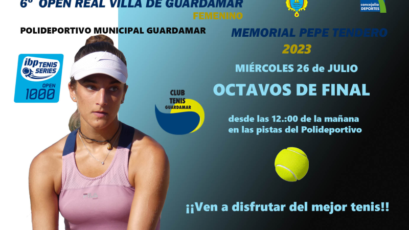 21º Open Masculino y 6º Open Femenino Real Villa de Guardamar «Memorial Pepe Tendero»