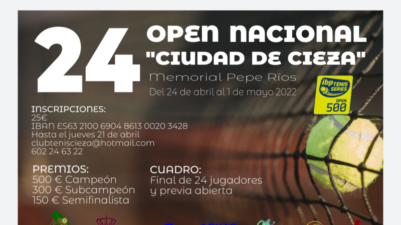 24 Open Nacional, ciudad de Cieza. Memorial Pepe Ríos 
