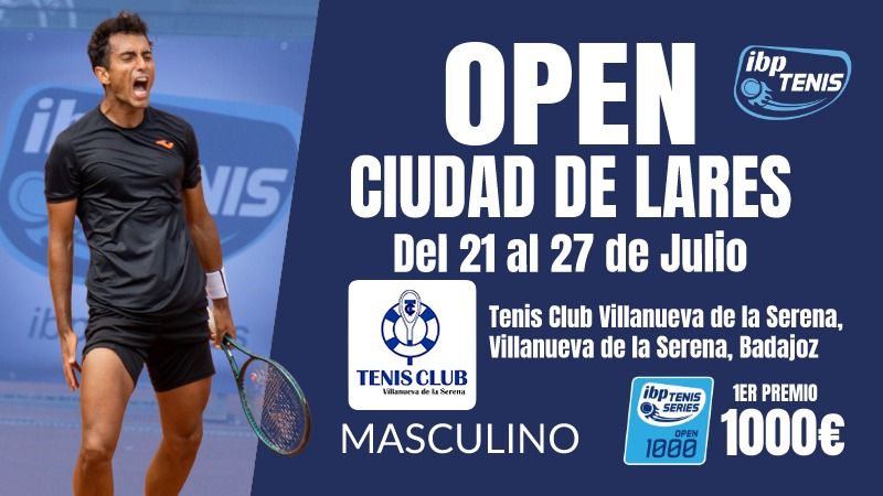 32º Open Ciudad de Lares: Una cita ineludible con el tenis nacional en Villanueva de la Serena
