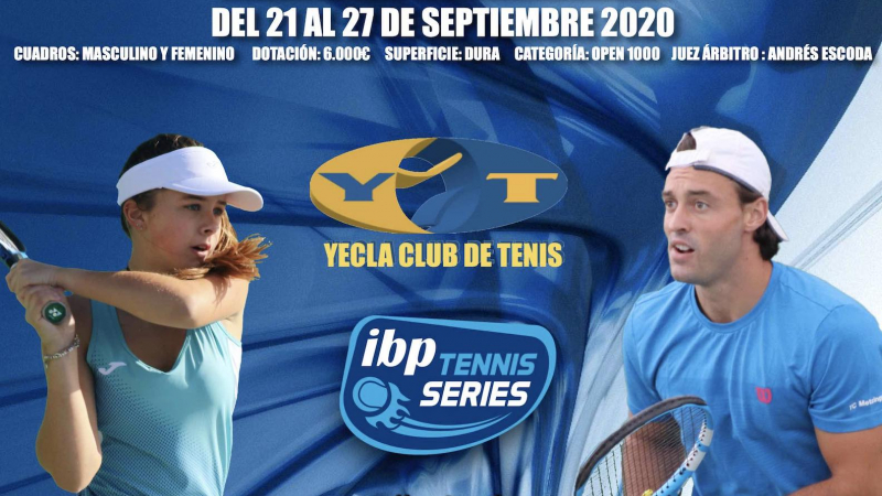 Abierto el plazo de inscripción para el XXXVIII Open de Tenis “Ciudad de Yecla” 