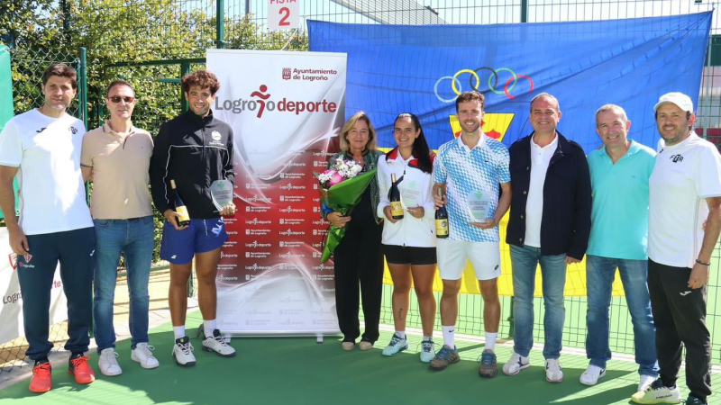 Aitor Capot  y Leire San José ganadores del XXXI Torneo La Vendimia Riojana