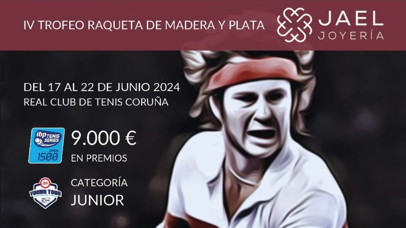 Ampliado el Plazo de Inscripción para el IV Trofeo Raqueta de Madera y Plata Jael Joyería - A Coruña