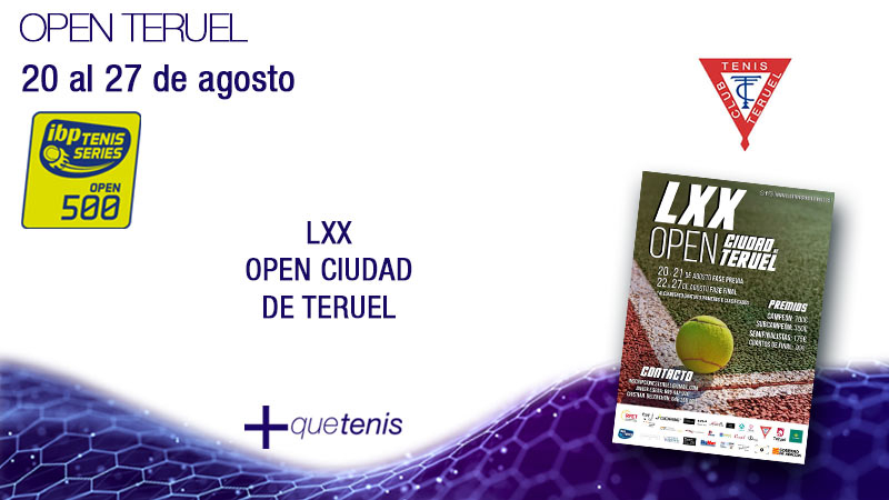 Anunciamos el LXX Open Ciudad de Teruel 
