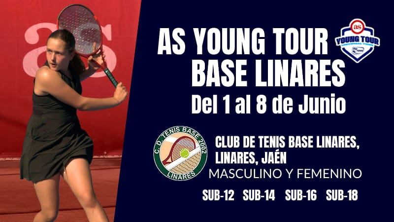 AS Young Tour llega a Linares con una nueva cita en el Club de Tenis Base Linares