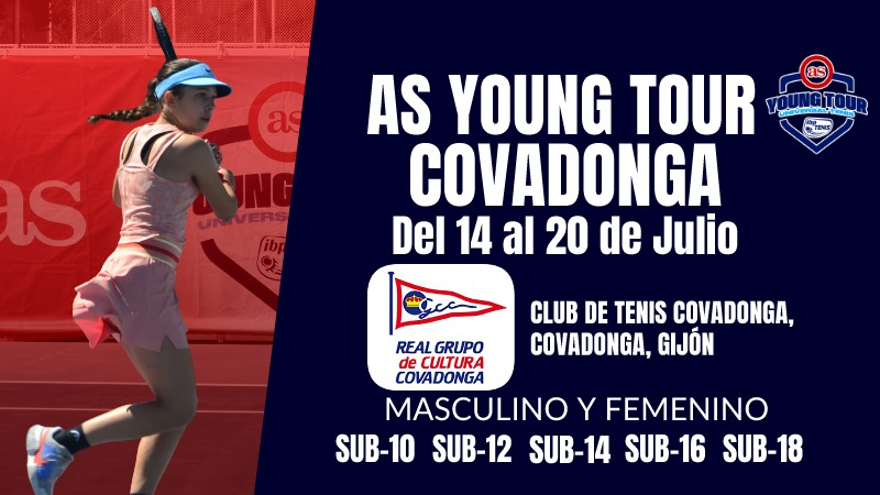 AS Young Tour RGCC Covadonga: El tenis juvenil regresa a Gijón del 14 al 20 de julio