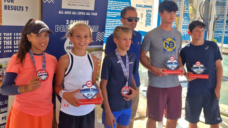 Campeones del Open Balears II AS Young Tour en Mallorca