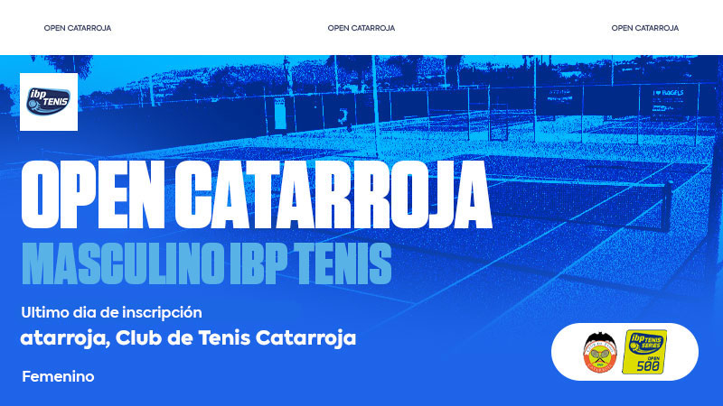 Cancelación del VII Open de Tenis Ciudad de Catarroja debido a los daños por la DANA en Valencia