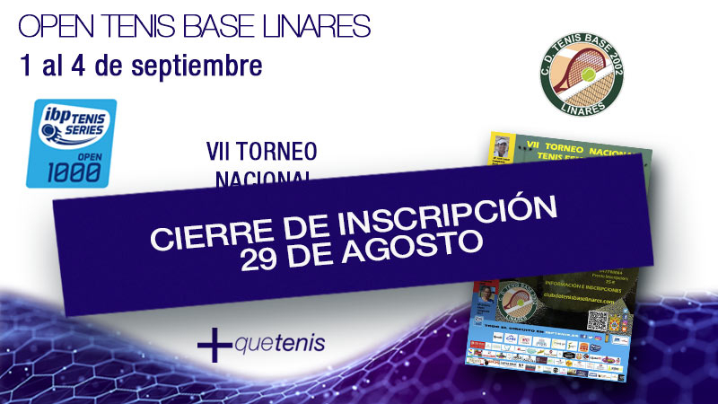 Cierre de inscripción VII Torneo Nacional Femenino (Linares)