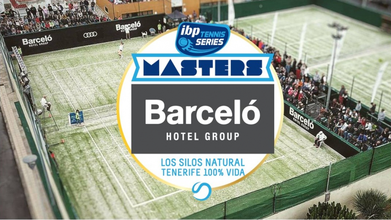 Con todos ustedes..¡Logo Másters Barceló IBP Tennis Series "Los Silos Natural " Tenerife 100%!