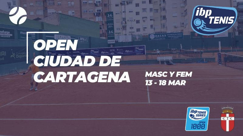Cuadros y ordenes de juego Open Ciudad de Cartagena