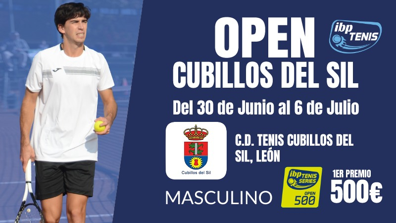 Cubillos del Sil acoge la XXXIII edición del Open Nacional de Tenis San Cristóbal 25