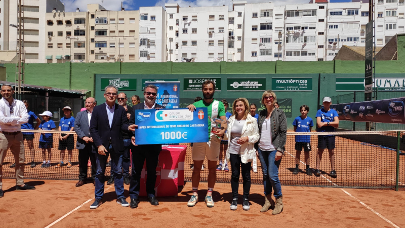 David Pérez consigue su segundo título en el Open Ciudad de Cartagena