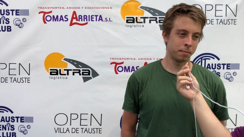 Declaraciones de Aleksei Nerushenko tras caer en la semifinal del Open "Villa de Tauste"