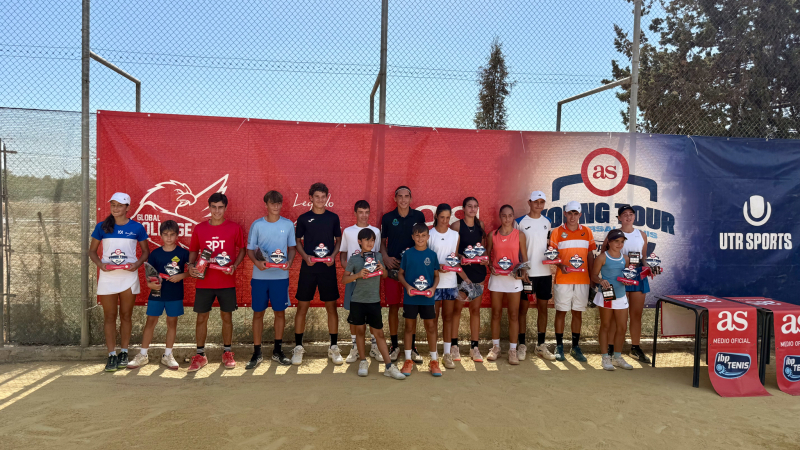 Gran éxito del AS Young Tour Club de Tenis Pitamo, uno de los torneos con más participación de Sevil