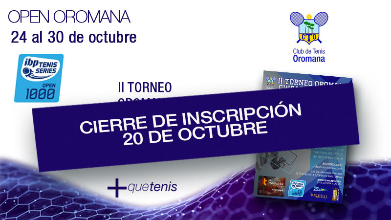 Hoy, 20 de octubre se cierran inscripciones para el II Torneo Oromana Ciudad de Alcalá