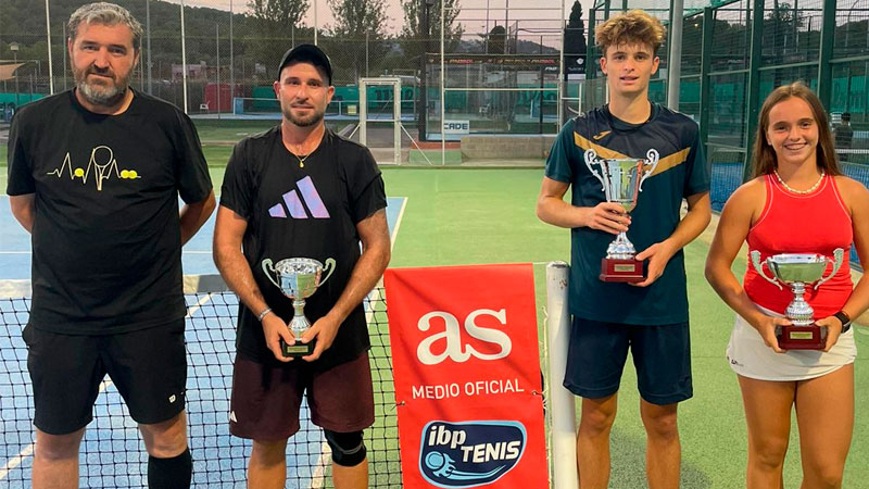 Hugo Ruiz e Isabel Arabarco, campeones del VII Open Vila de Cunit