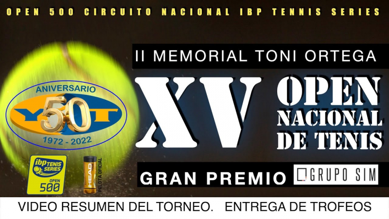 Iker Sevilla y Judith Perelló, se hacen con la victoria del XV Open Nacional de Tenis