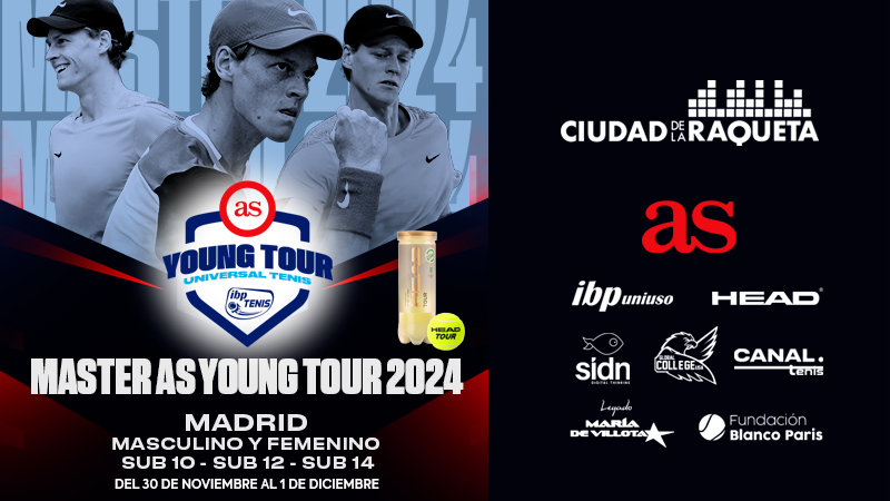 Inscripciones abiertas para el Master AS Young Tour en Madrid: Sub-10, Sub-12 y sub-14