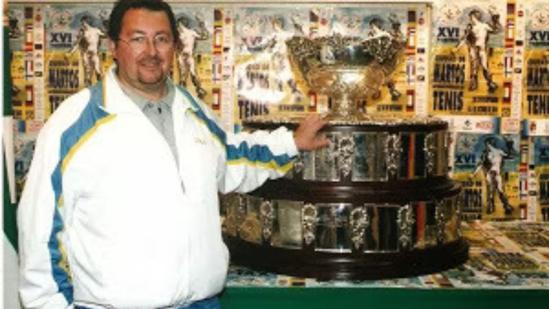 Juan Carlos Cantos, motor del tenis base andaluz