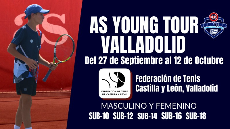 La Federación de Tenis de Castilla y León acogerá su primer torneo del AS Young Tour by IBP Tenis
