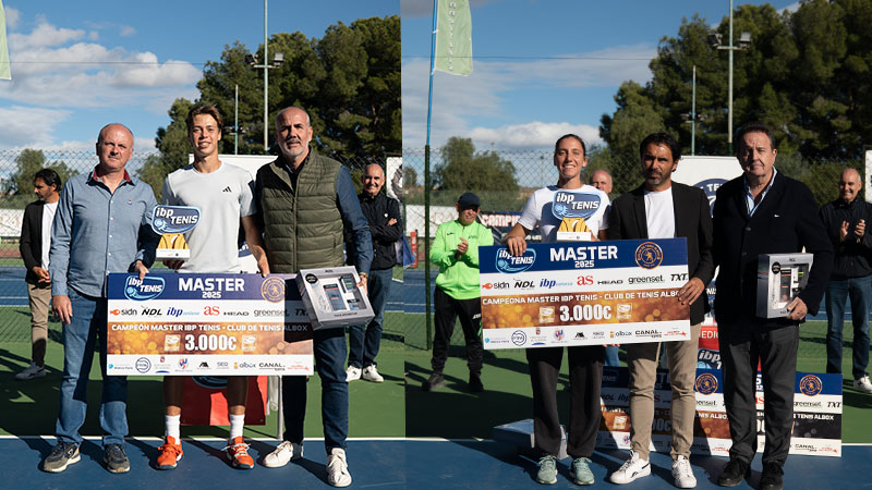 DIARIO AS: Lagutin y Losciale coronan un Máster IBP Tenis Pro 2025 histórico en Albox