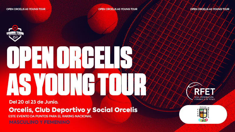 Lista de inscritos para el Open Orcelis AS Young Tour