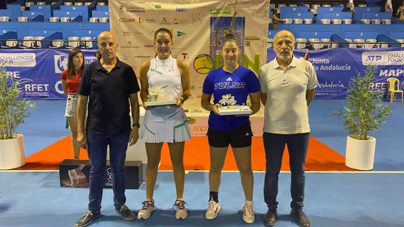 Lorena Solar, se proclama ganadora del Open Ciudad de Pozoblanco.